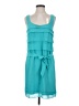 Max Studio 100% Polyester Teal Casual Dress Size S - photo 1