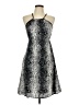 Nectar Creations Animal Print Silver Cocktail Dress Size L - photo 1