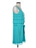 Max Studio 100% Polyester Teal Casual Dress Size S - photo 4