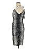 Nectar Creations Animal Print Silver Cocktail Dress Size L - photo 5