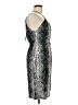 Nectar Creations Animal Print Silver Cocktail Dress Size L - photo 4