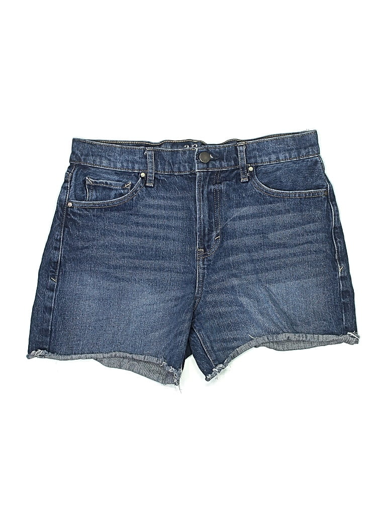 Pre-owned A.n.a. A New Approach Denim Shorts In Blue