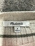 Madewell Stripes Silver Pullover Sweater Size M - photo 7