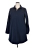 Caslon Blue 3/4 Sleeve Button-Down Shirt Size XXL - photo 1