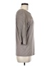 Left Coast by Dolan 100% Viscose Gray 3/4 Sleeve Top Size M - photo 4