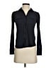 Tory Burch 100% Linen Black Long Sleeve Button-Down Shirt Size XS - photo 1
