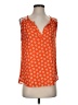41Hawthorn 100% Polyester Orange Sleeveless Blouse Size S - photo 1