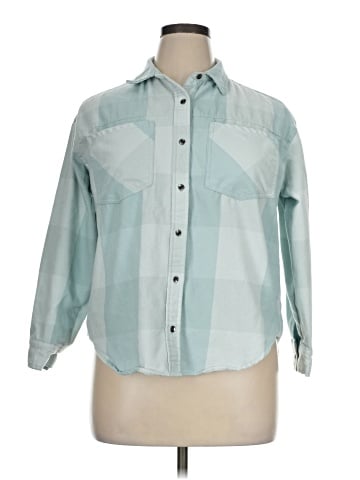 Ultra Flirt Long Sleeve Button-Down Shirt (view 1)