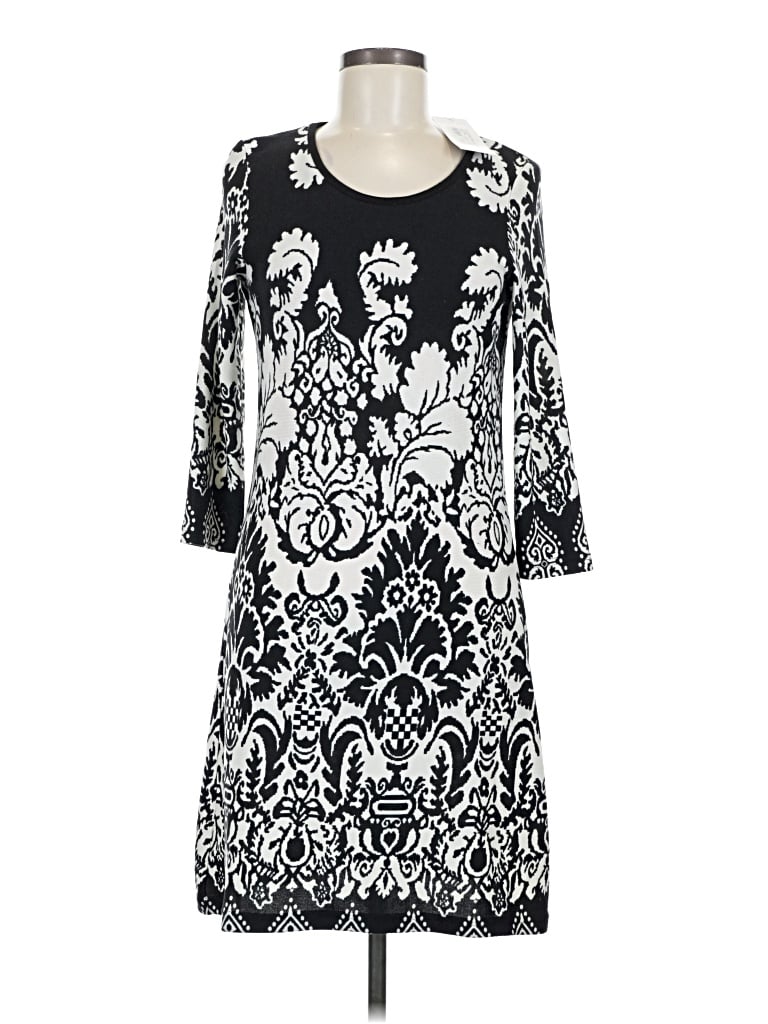 Papillon Casual Dress In Black