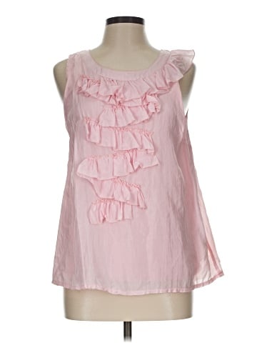 Michael Simon Sleeveless Silk Top (view 1)