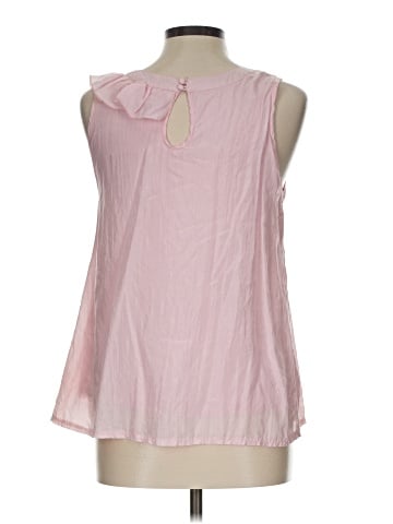 Michael Simon Sleeveless Silk Top (view 2)