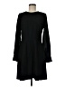 Theory Solid Black Casual Dress Size 8 - photo 1