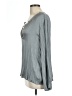 Vince. 100% Polyester Gray Long Sleeve Blouse Size L - photo 5
