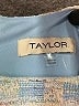 Taylor Tweed Plaid Blue Casual Dress Size 6 - photo 7
