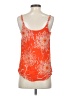 CAbi 100% Rayon Orange Sleeveless Blouse Size S - photo 2