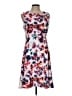 DKNY Print Pink Cocktail Dress Size 10 - photo 1