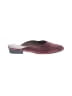 Caslon 100% Leather Burgundy Mule/Clog Size 9 1/2 - photo 1