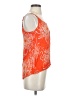 CAbi 100% Rayon Orange Sleeveless Blouse Size S - photo 4