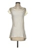 One September 100% Nylon Ivory Short Sleeve Top Size P (petite) - photo 1