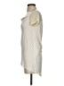 One September 100% Nylon Ivory Short Sleeve Top Size P (petite) - photo 5
