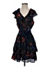Parker 100% Polyester Floral Black Cocktail Dress Size S - photo 1