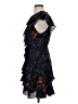 Parker 100% Polyester Floral Black Cocktail Dress Size S - photo 5