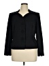 Le Suit 100% Polyester Black Blazer Size 16 Petite - photo 1