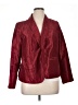 Jessica London 100% Polyester Burgundy Blazer Size 16 - photo 1