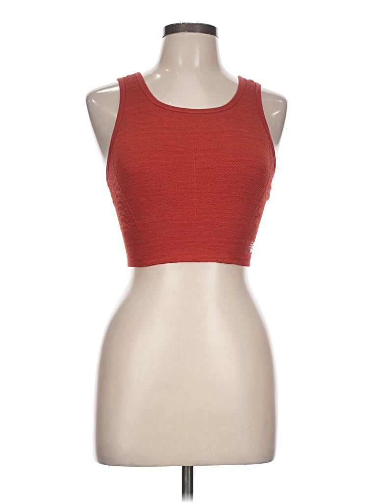 Pre-owned New Balance Sports Bra In Red