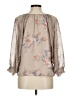 Cato 100% Polyester Tan 3/4 Sleeve Blouse Size M - photo 2