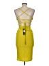 Boohoo Yellow Cocktail Dress Size 8 - photo 2