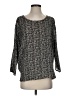 Gold Hawk Black 3/4 Sleeve Blouse Size S - photo 1