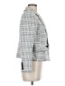 White House Black Market Tweed Gray Blazer Size 6 - photo 4
