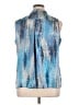 Jones Studio 100% Polyester Blue Sleeveless Blouse Size XL - photo 2