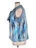 Jones Studio 100% Polyester Blue Sleeveless Blouse Size XL - photo 5