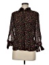 Le Caviar 100% Polyester Polka Dots Black 3/4 Sleeve Blouse Size M - photo 1