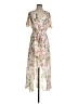 Eliza J 100% Polyester Floral Ivory Casual Dress Size 4 - photo 1