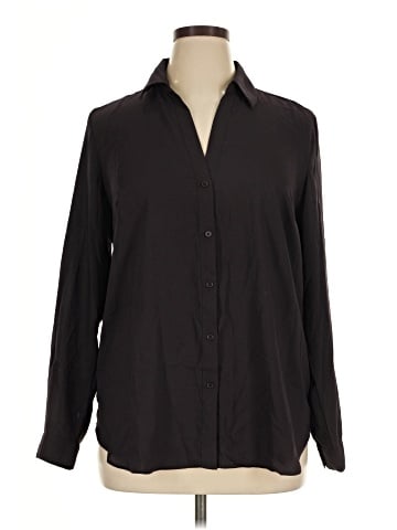 Ann Taylor Long Sleeve Button-Down Shirt (view 1)