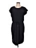 T by Talbots Solid Black Casual Dress Size L - photo 1