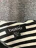 Bebe Stripes Black Cocktail Dress Size XS - photo 7