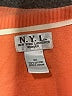 New York Laundry 100% Cotton Orange Track Jacket Size 2X - photo 6