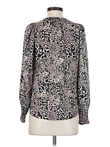 Rebecca Taylor Long Sleeve Silk Top (view 2)