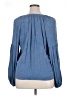 wonderly 100% Rayon Blue Long Sleeve Blouse Size XL - photo 2