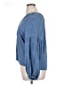 wonderly 100% Rayon Blue Long Sleeve Blouse Size XL - photo 5
