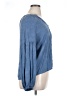 wonderly 100% Rayon Blue Long Sleeve Blouse Size XL - photo 4