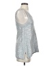 Moth Silver Sleeveless Top Size S - photo 4