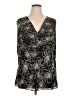 Notations 100% Polyester Black Sleeveless Blouse Size 1X - photo 1