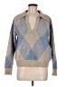 Heartloom Argyle Blue Pullover Sweater Size M - photo 1