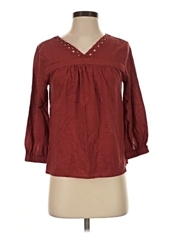 Garnet Hill 3/4 Sleeve Blouse (view 1)