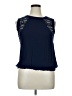 Crescent 100% Rayon Blue Sleeveless T-Shirt Size XL - photo 1